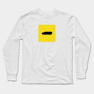 Mathmatics yellow subtract symbol Long Sleeve T-Shirt